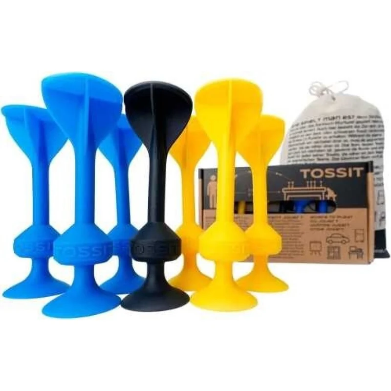 7 Dardos Silicona Starter Amarillo/Azul - TOSSIT