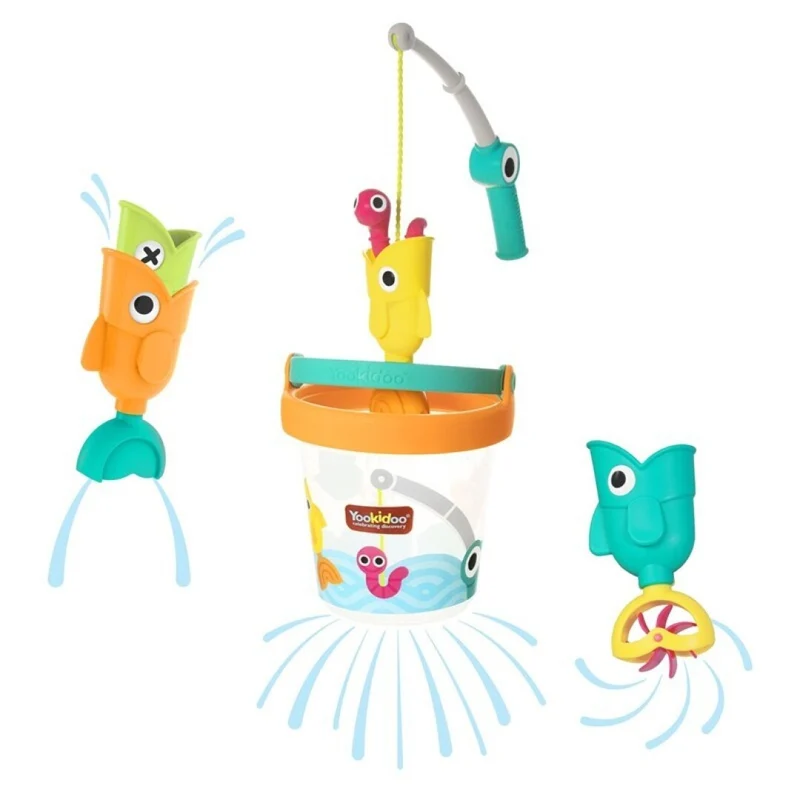Cubo con juego de pesca · Yookidoo