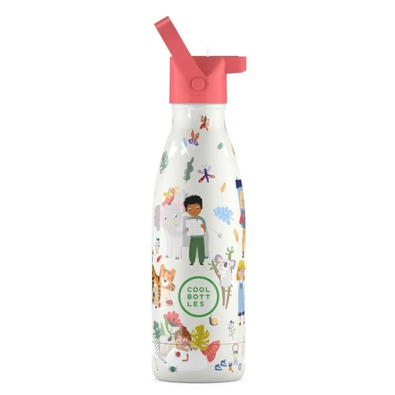 Botella Acero Curious Explorers 350ml · Cool Bottles