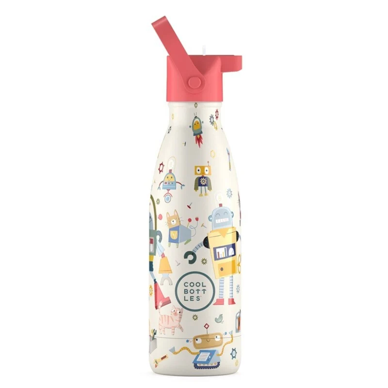 Botella Acero Messy Robots 350ml · Cool Bottles