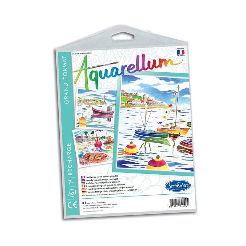 Recambio láminas Aquarellum Grand Puertos pesqueros