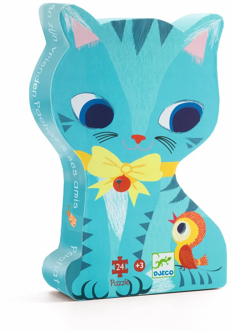 Puzzle Silueta Pachat y sus amigos · Djeco