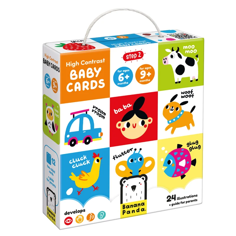 Tarjetas alto contraste Step 2 · Banana Panda