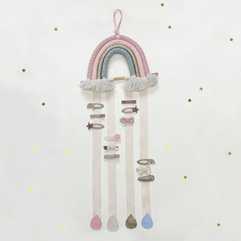 Colgador Clips Pelo · Rainbow Drops