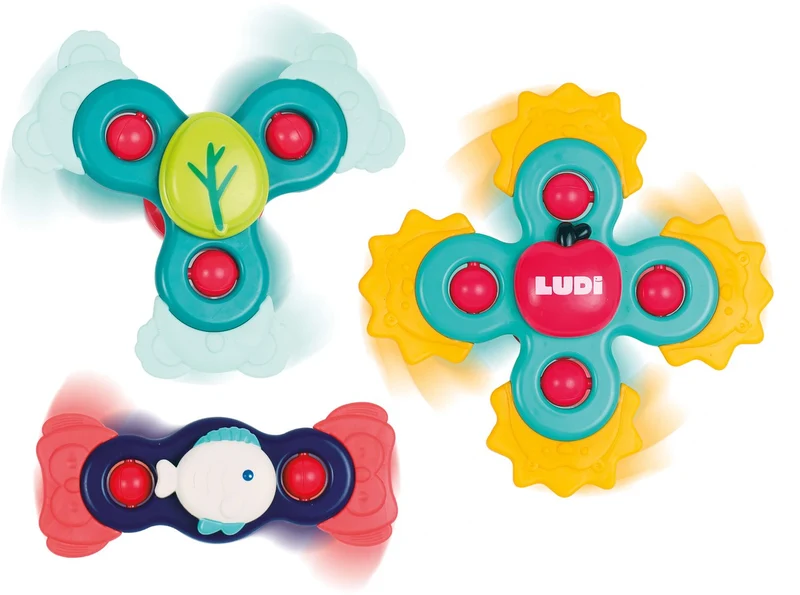Conjunto 3 Spinners bebé · Ludi