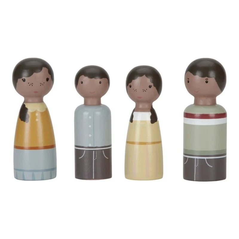 Set familia Evi Casa de Muñecas Madera FSC · Little Dutch