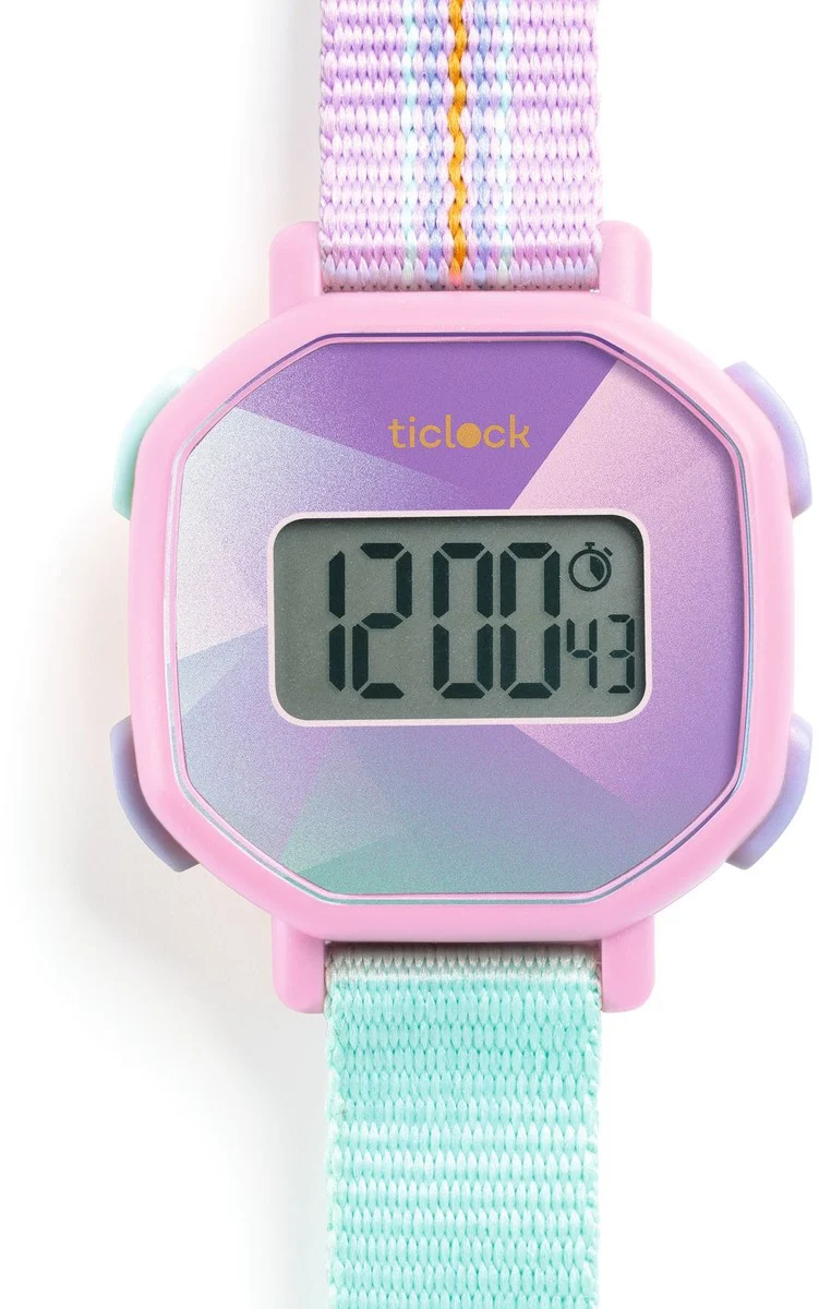 Reloj Digital Purple prisma · DJECO