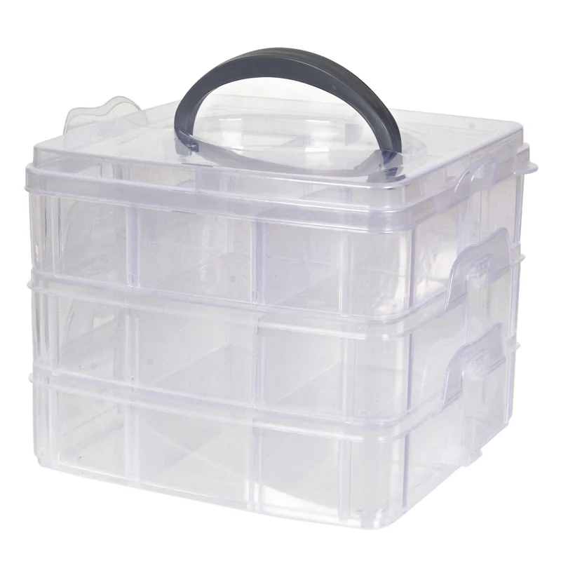 Art.11395 Caja 3 Niveles 12.5x15x14.5cm 1pz