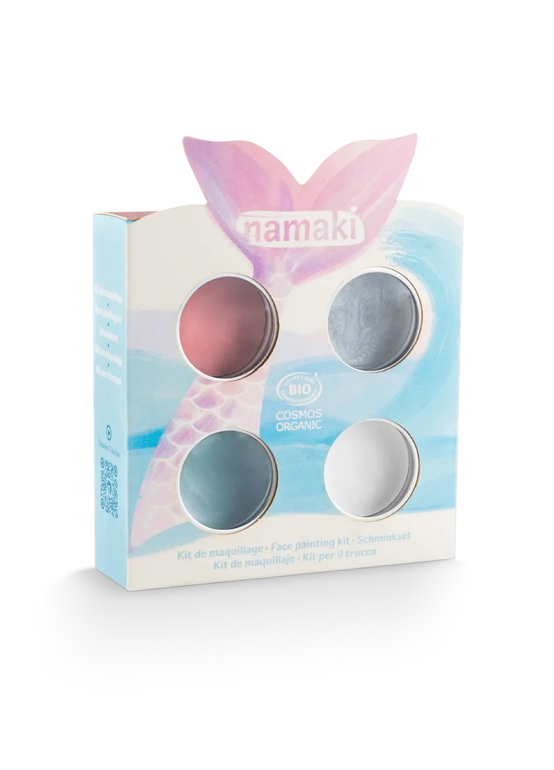 Kit 4 colores pintura de cara Sirenas · Namaki