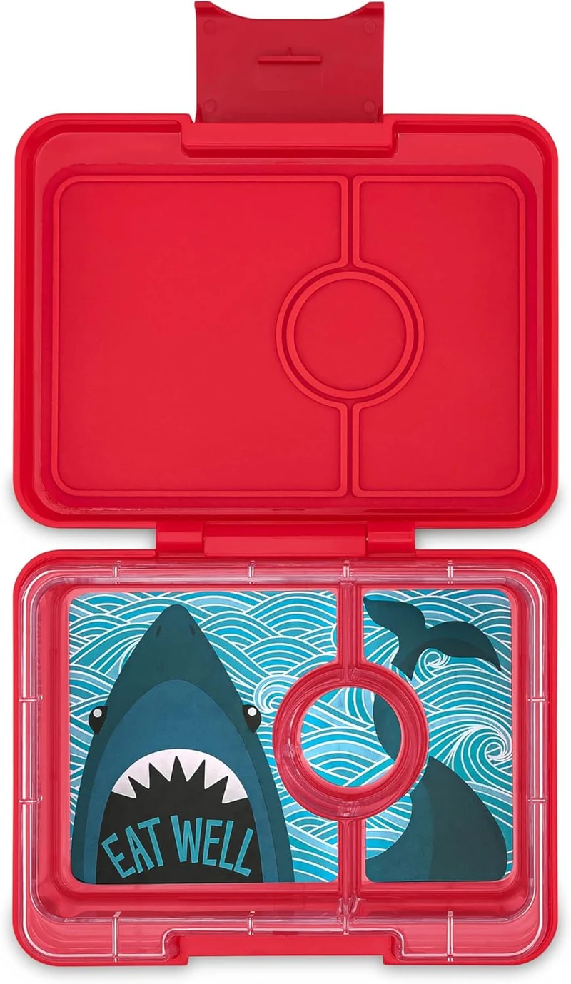 Yumbox Snack 3 compartimentos Rojo Tiburon