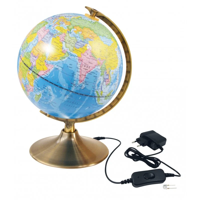 Globo terráqueo día y noche · Buki