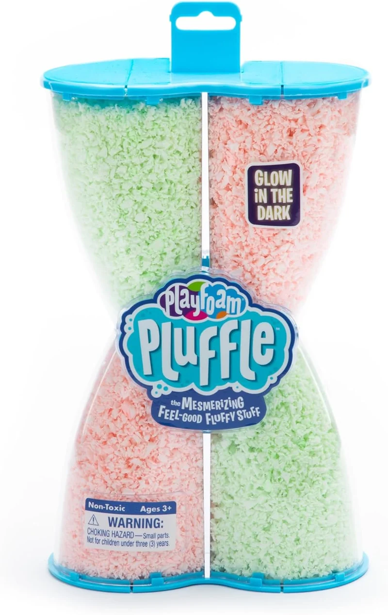 Playfoam Pluffle Twist brilla en la oscuridad