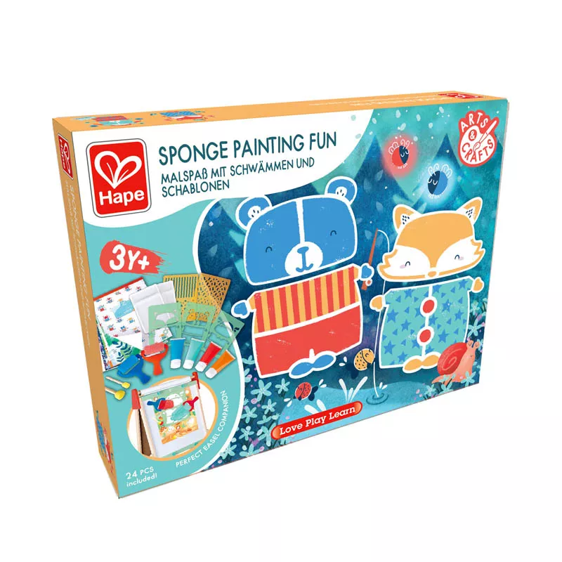 Kit Pintura con Esponja · Hape en