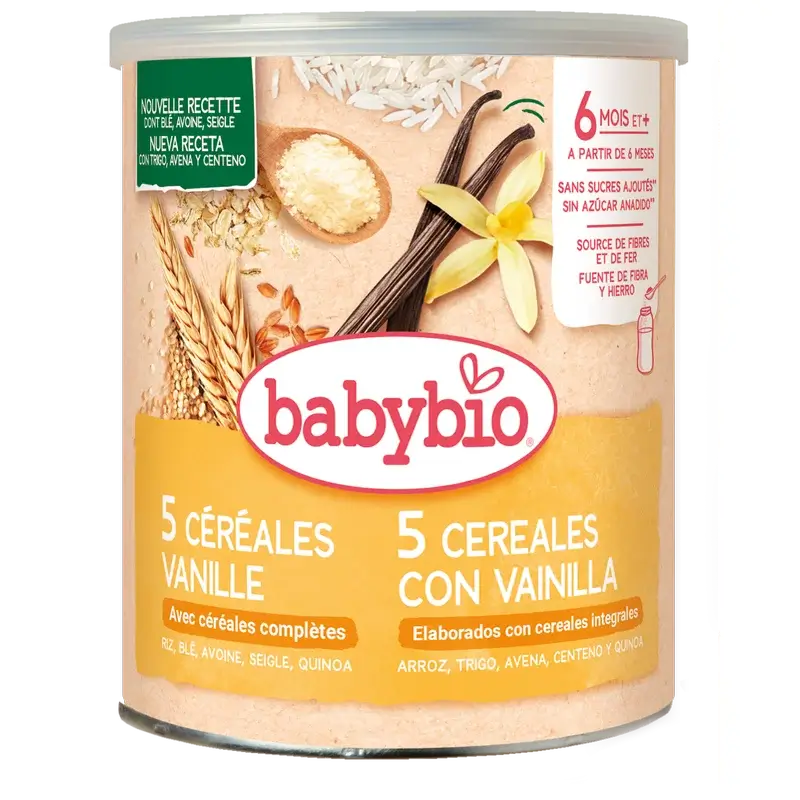 Babybio Cereales Vainilla, 220 gr