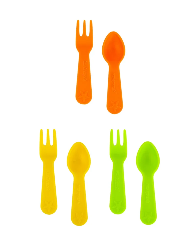 Set Tenedor & Cuchara Lunch punch (varios colores)