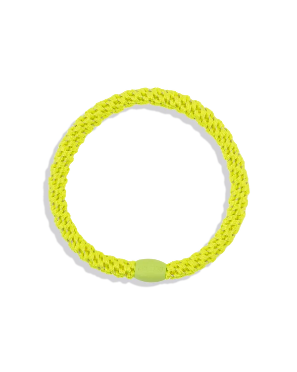 Goma de pelo Kknekki Slim Neon Yellow
