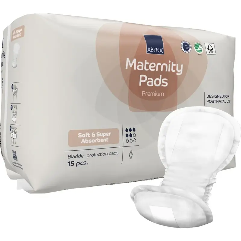 Abena Compresa De Maternidad Premium, 15 unidades
