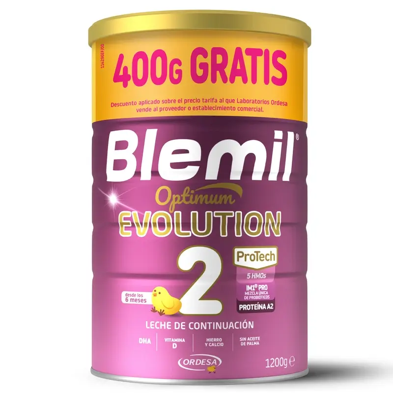 Blemil Optimum Evolution 2 Leche de Continuación Precio Especial, 1200 gr