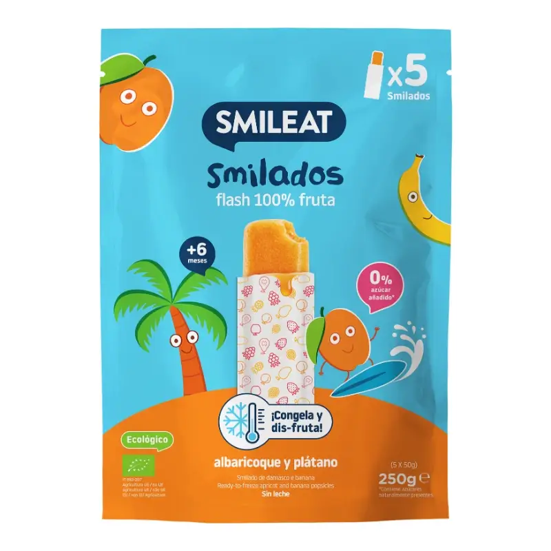Smileat Smilado Albaricoque- Plátano Eco 50G