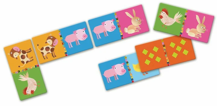 Juego educativo Dominó Granja · DJECO