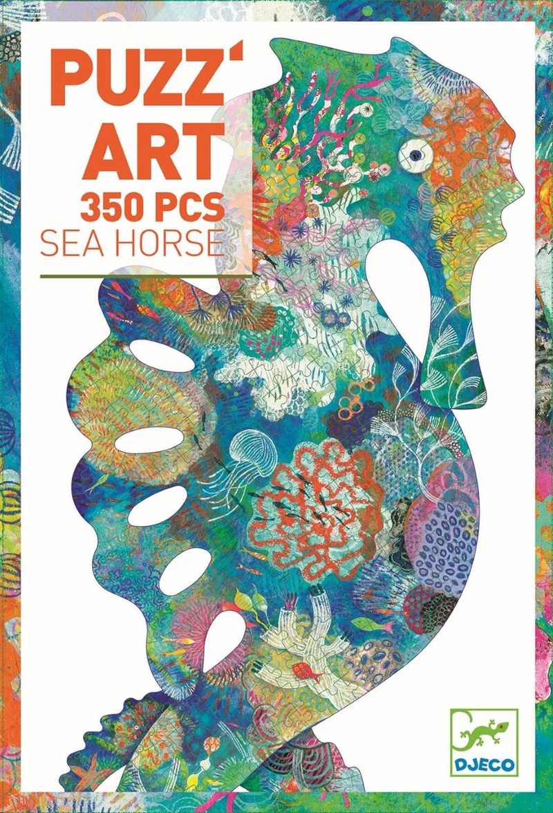Puzzle Art Caballito de mar · Djeco