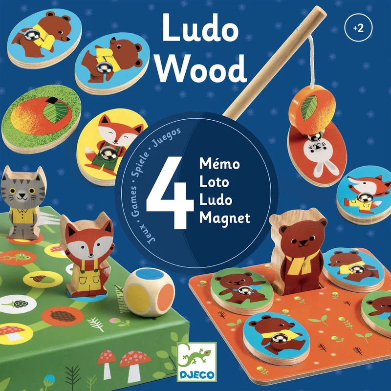 Juego educativo Ludo Wood · DJECO