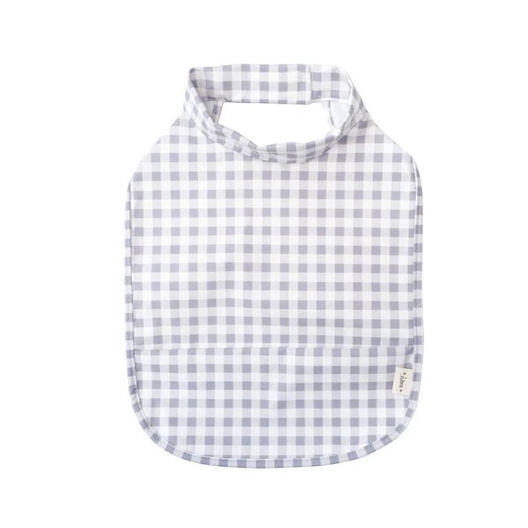Babero Engomado Vichy Gris - SARO