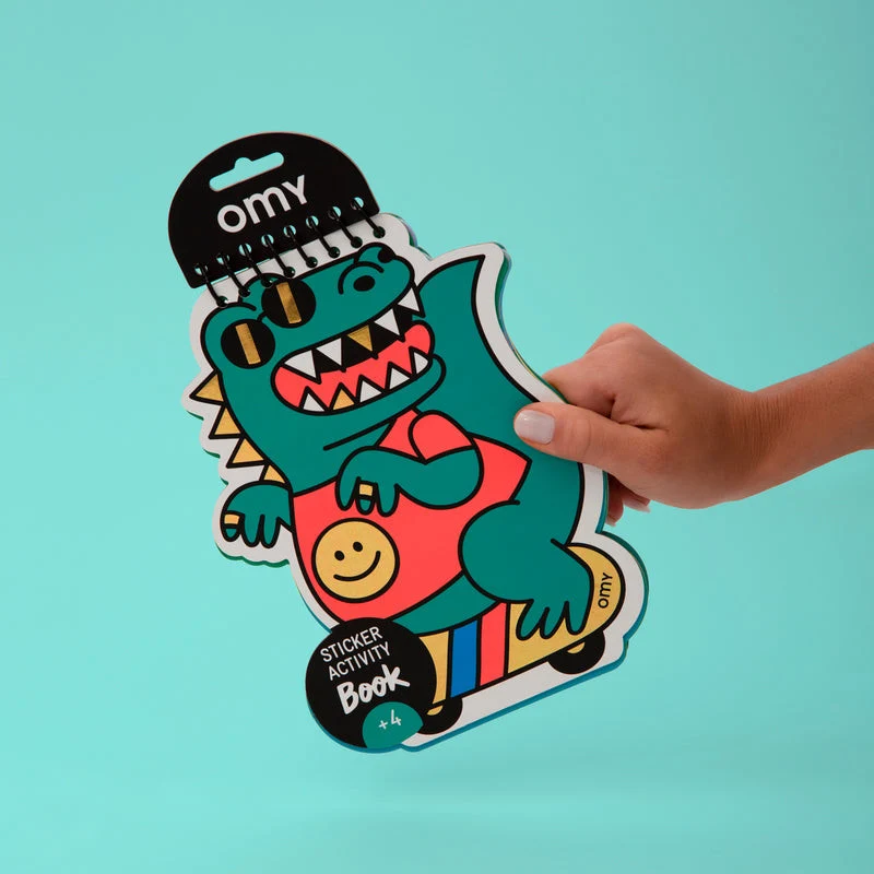 Libro de Pegatinas Dino- OMY