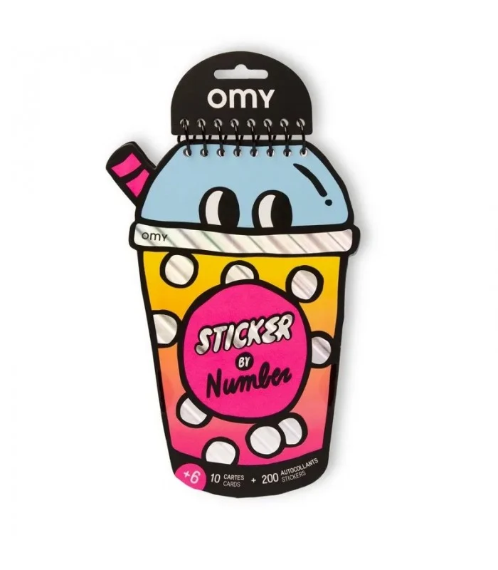 Libro de Pegatinas Bubble Tea - OMY