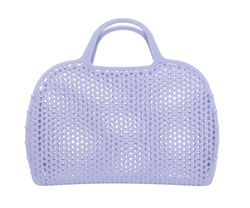 Bolso Plástico Retro Vintage · Lavender