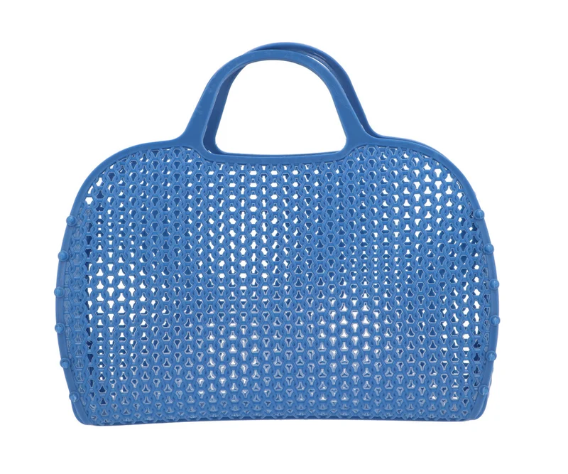 Bolso Plástico Retro Vintage · Azure