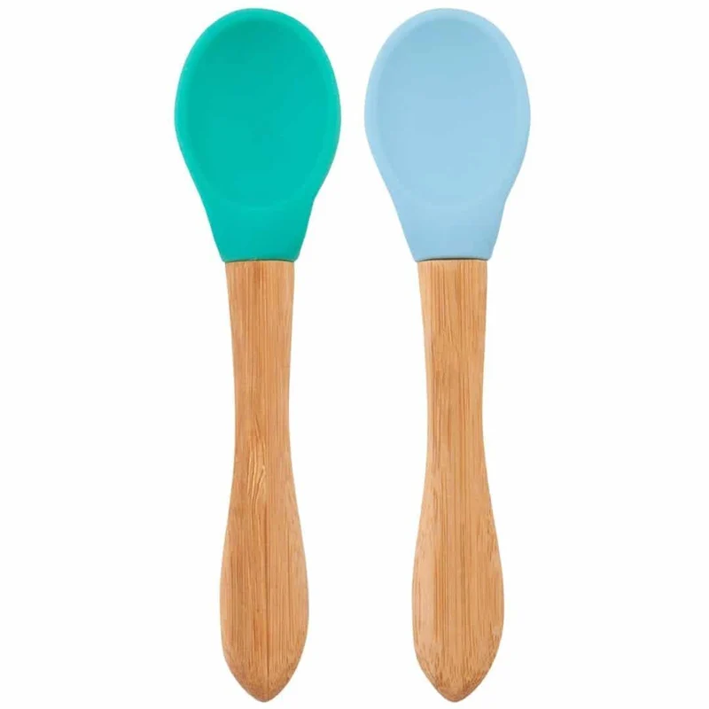 Cucharas de silicona y madera sostenible Minikoioi