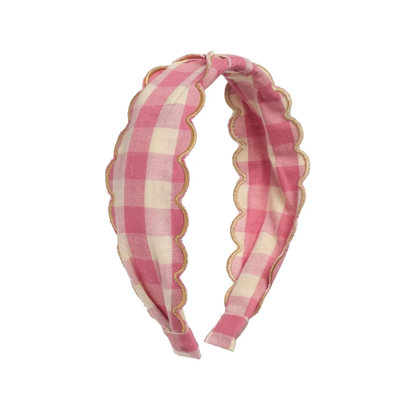 Diadema · Scalloped Gingham