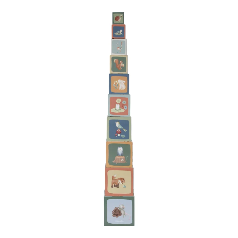 Bloques apilables Forest Friends · Little Dutch
