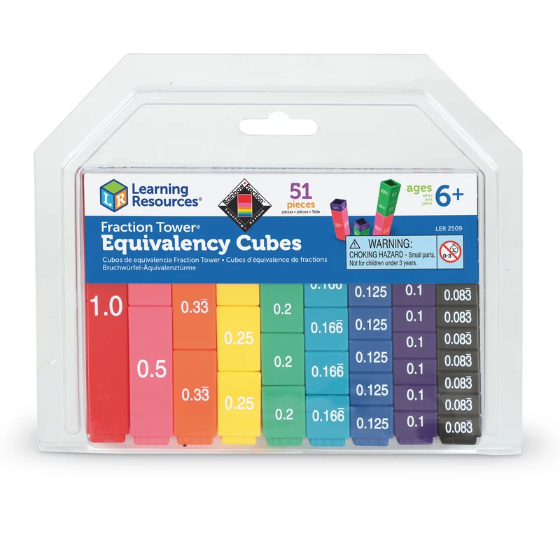 Torre de fracciones Cubos de equivalencia · Learning Resources
