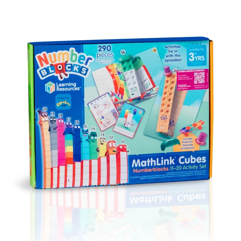 Juego mathlink cubes numberblocks 11-20 activity set · Learning Resources
