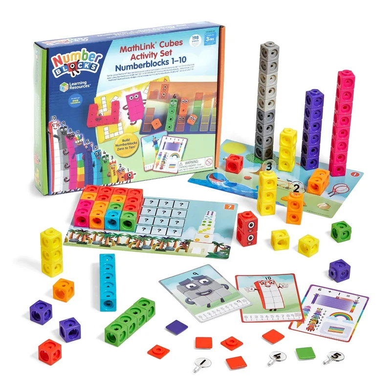 Juego mathlink cubes numberblocks 1-10 activity set · Learning Resources