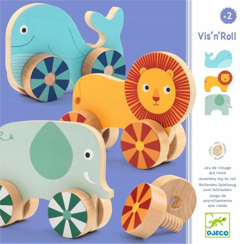 Juego educativo Vis-n-roll · DJECO