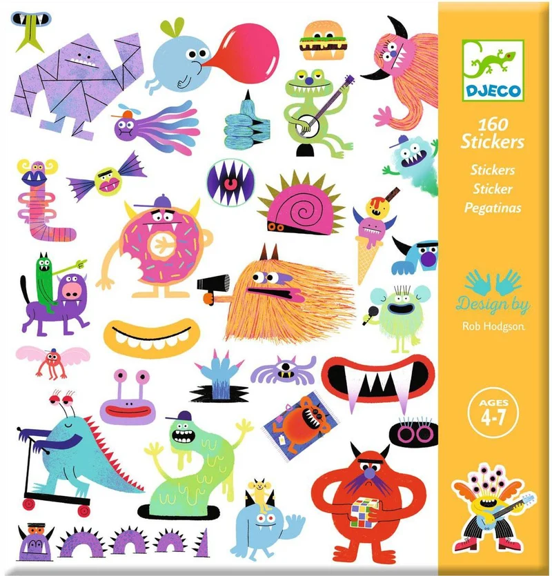 Pegatinas Monstruos · Djeco