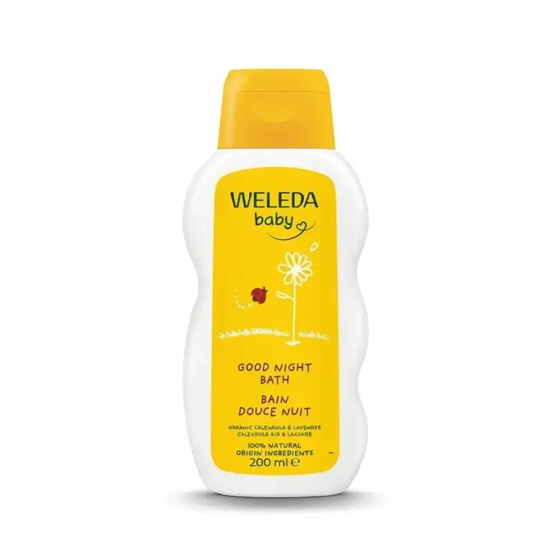Weleda Caléndula Baño Buenas Noches, 200 ml