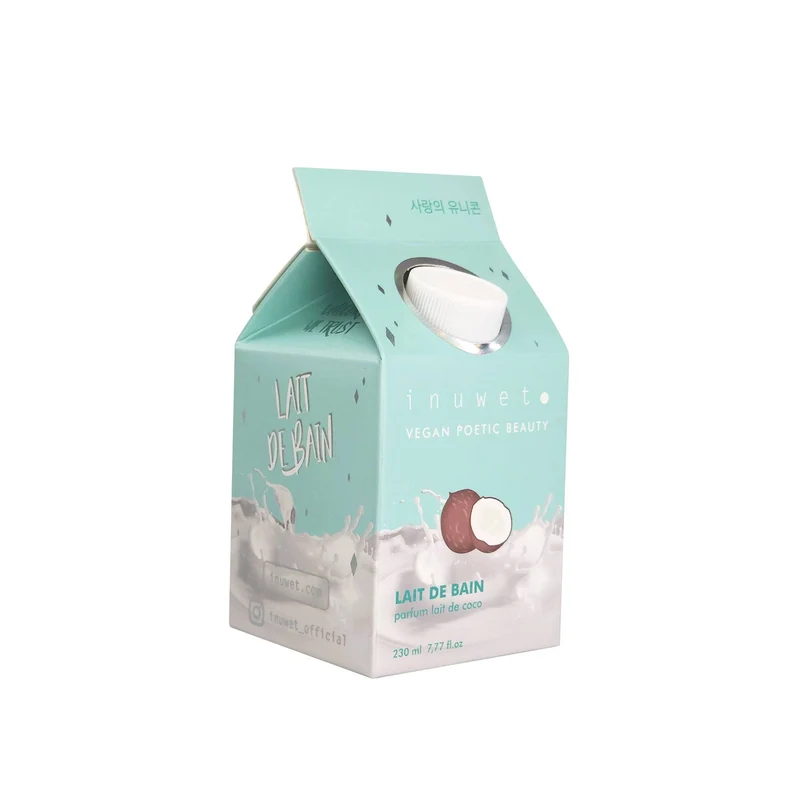 Espuma de baño en brick Coco · Inuwet
