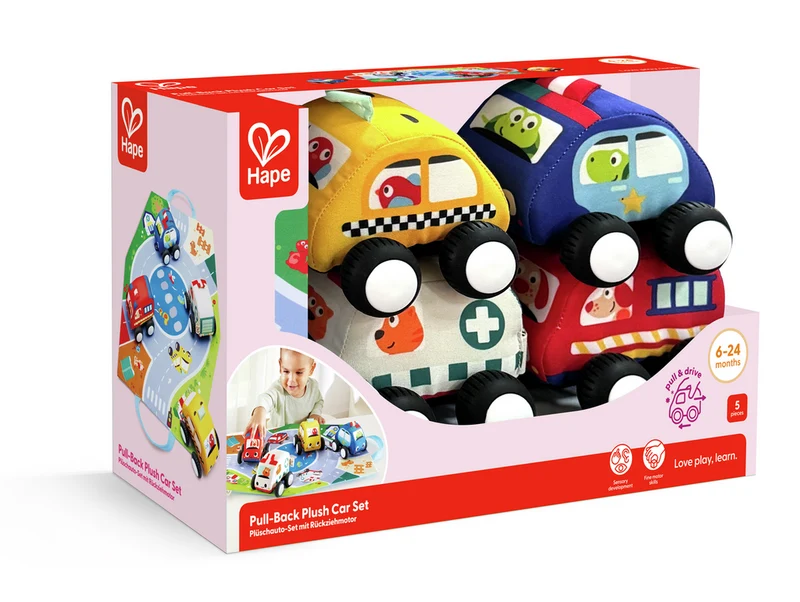 Set de Coches de Peluche · Hape