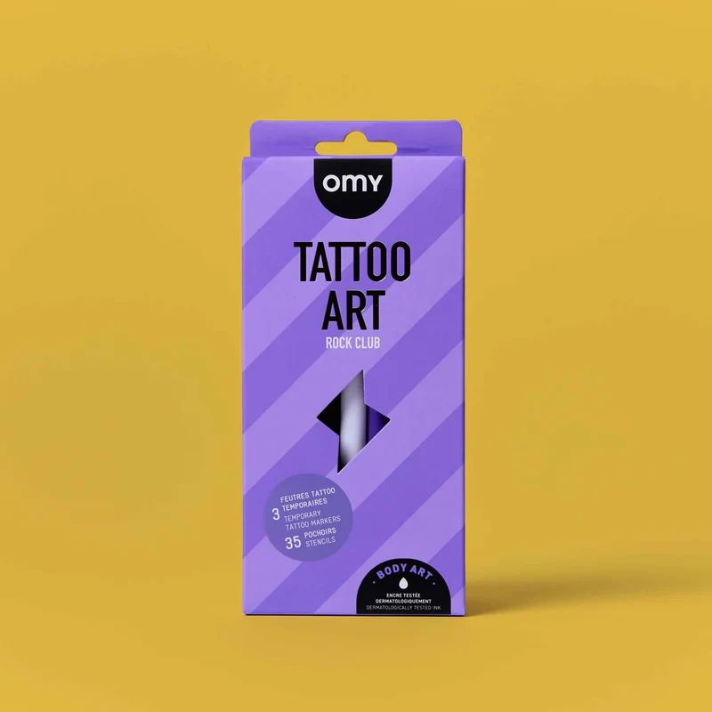 Tattoos temporales Rock Club · Omy