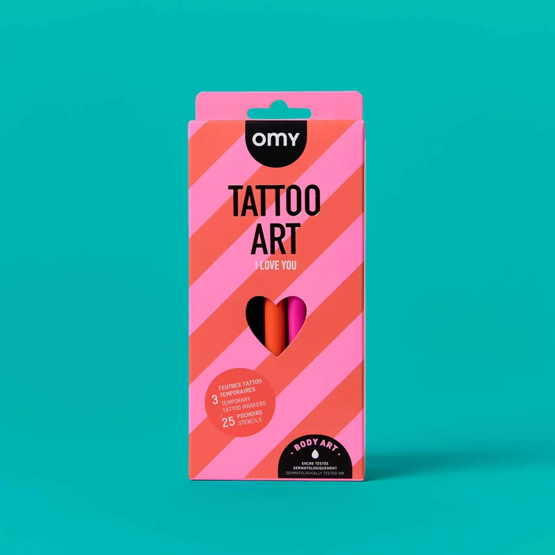 Tattoos temporales I love you · Omy
