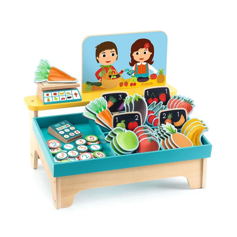 Imitación Léa & Milo little market · Djeco