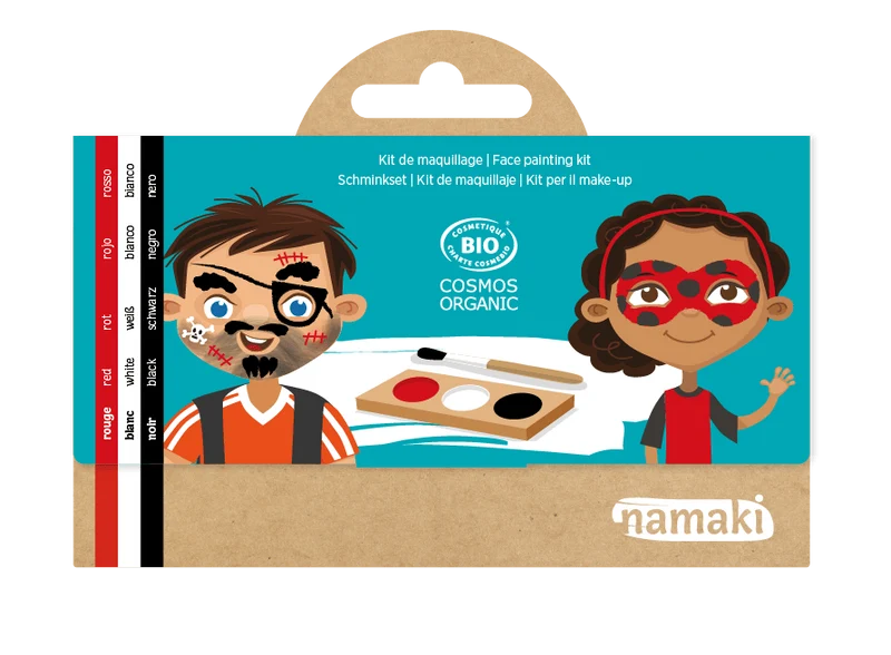 Kit maquillaje pirata y mariquita · Namaki