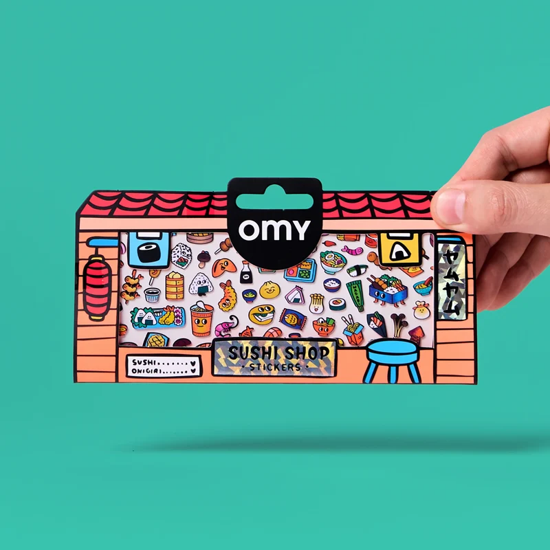 Stickers Boutique Sushi · OMY