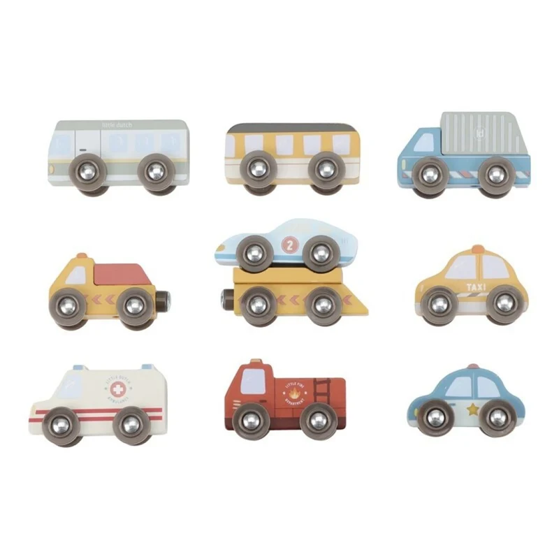 Set vehículos FSC · Little Dutch