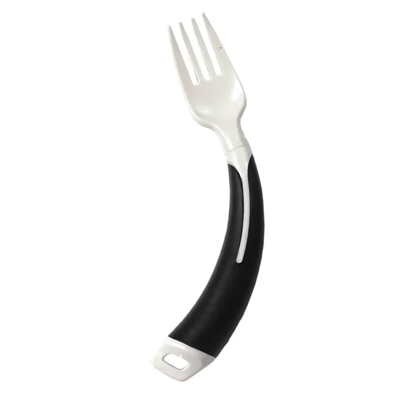 tenedor angulado, derecha