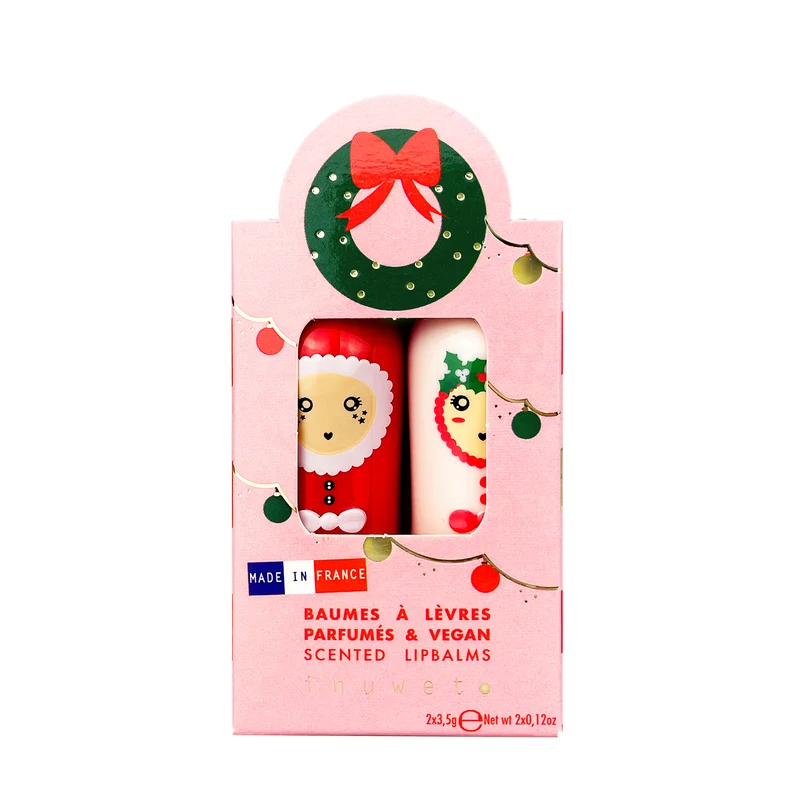 Set dos Bálsamos Labiales Corona · Inuwet